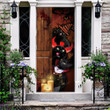 Black Cat Lovers Freaky Halloween Door Cover