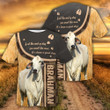 Brahman Cattle Lovers A Good Day All Over Print Shirts
