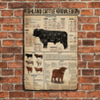 Highland Cattle Knowledge Metal Sign