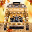 Black Angus Cattle Lovers Thanksgiving Gift Knitted Sweater