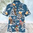 Weimaraner Dog Lovers Blue Tribal Christmas Gift Hawaiian Shirt