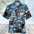Black Angus Cattle Lovers Blue Tribal Christmas Gift Hawaiian Shirt