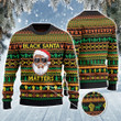 Black Santa Matters All Over Print Sweater
