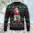 When I Think About You I Touch My Elf All Over Print Sweater