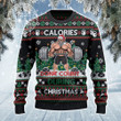 Calories Don't Count During Christmas All Over Print Sweater
