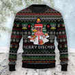 Disc Golf Lovers Gift Merry Discmas All Over Print Sweater