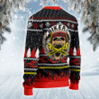 Jolly To The Bone Biker Christmas Gift All Over Print Sweater