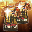 God Bless America All Over Print Shirts