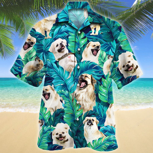 Tibetan Spaniel Dog Lovers Hawaiian Shirt