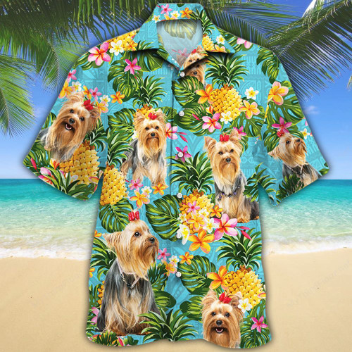 Yorkshire Terrier Dog Lovers Pineapple Hawaiian Shirt