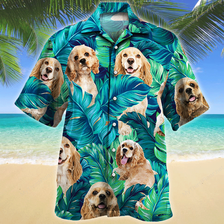 American Cocker Spaniel Dog Lovers Gift Hawaiian Shirt