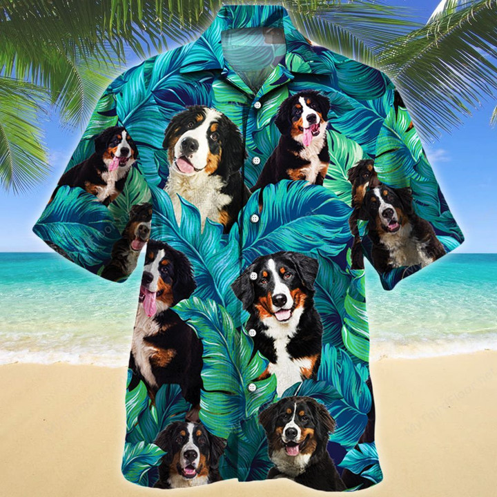 Bernese Mountain Dog Lovers Gift Hawaiian Shirt