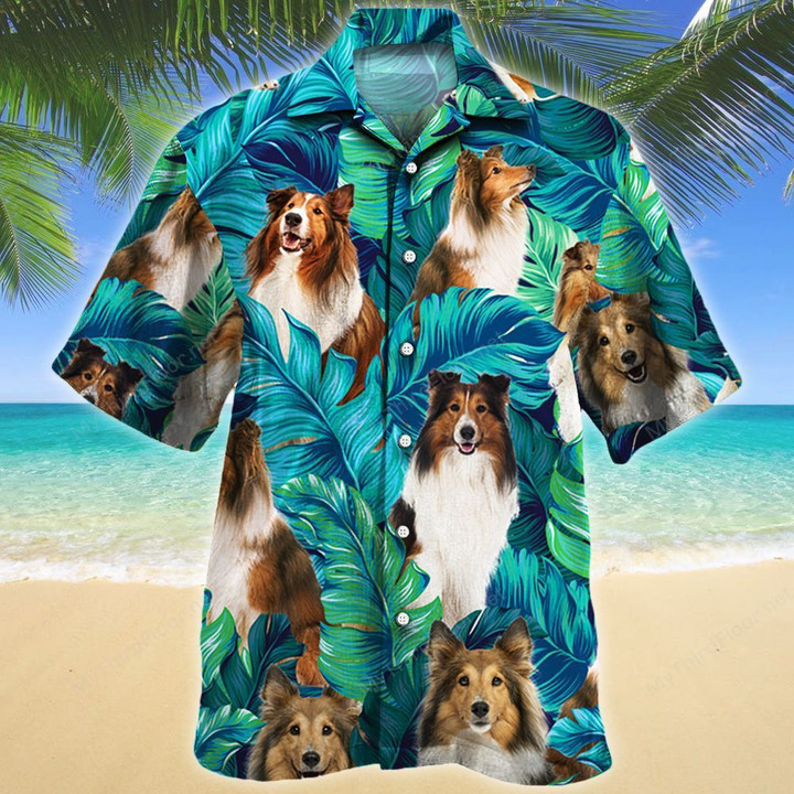 Shetland Sheepdog Dog Lovers Gift Hawaiian Shirt