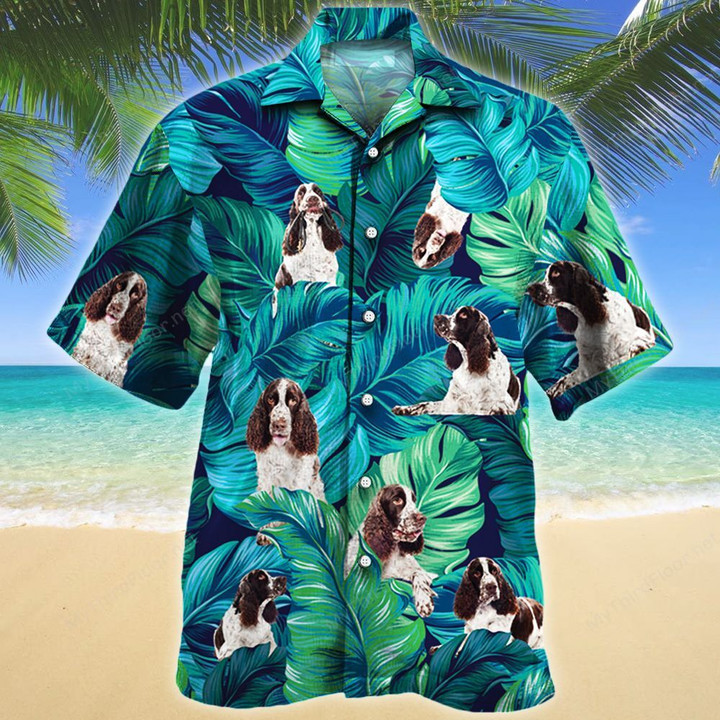 English Springer Spaniel Dog Lovers Gift Hawaiian Shirt