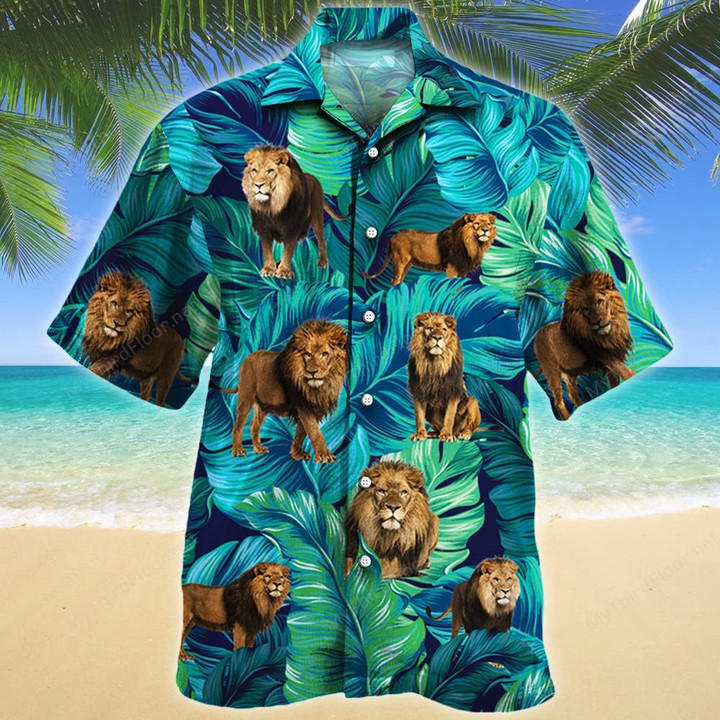 Lion Lovers Gift Hawaiian Shirt