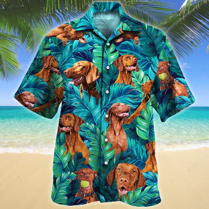 Vizsla Dog Lovers Gift Hawaiian Shirt