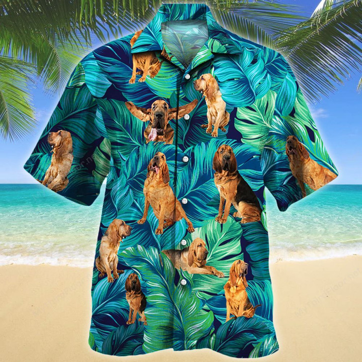 Bloodhound Dog Lovers Gift Hawaiian Shirt