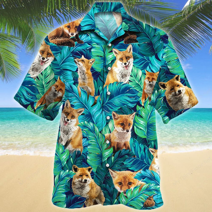 Fox Lovers Hawaiian Shirt