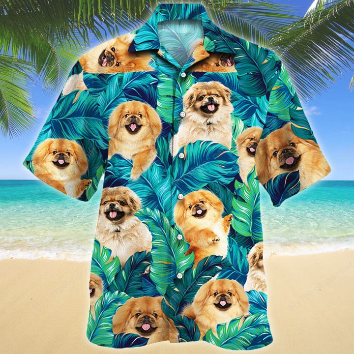 Pekingese Dog Lovers Hawaiian Shirt