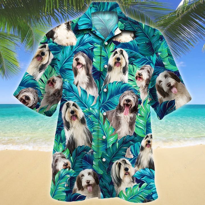 Bearded Collie Dog Lovers Hawaiian Shirt
