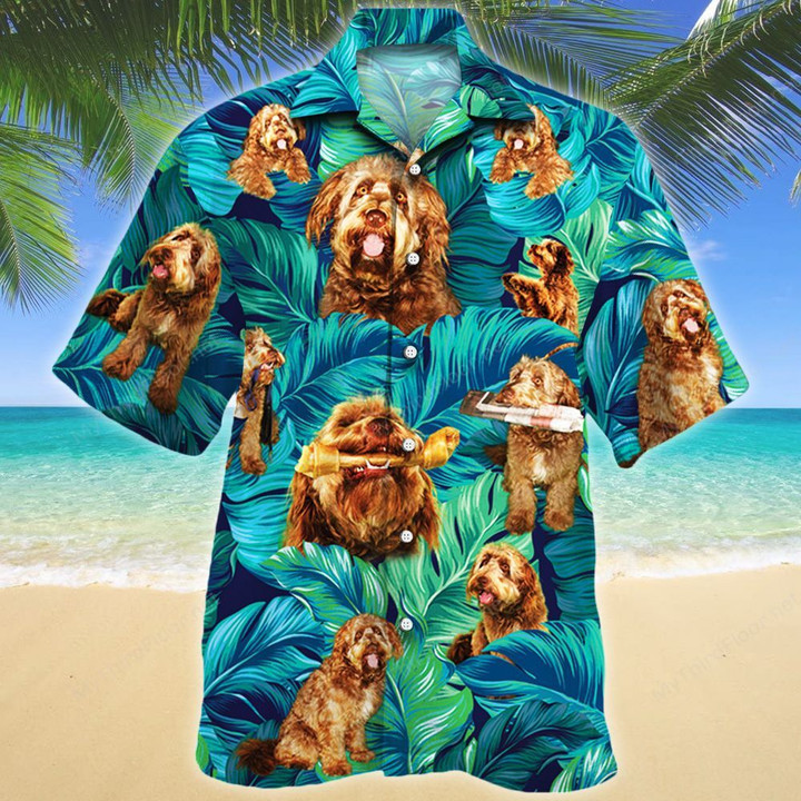 Otterhound Dog Lovers Hawaiian Shirt