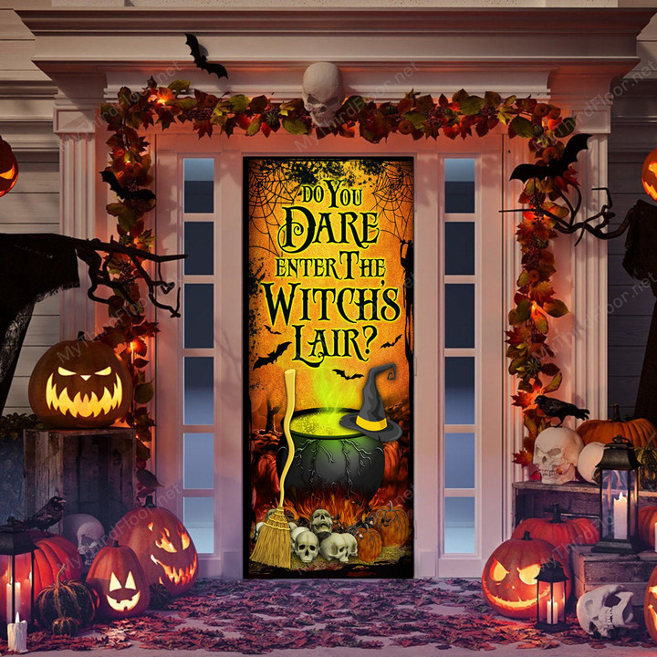 Do You Dare Enter The Witch's Lair Door Cover