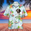 German Shorthaired Pointer Dog Lovers Striped Hawaiian Shirt