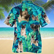 Norwegian Elkhound Dog Lovers Hawaiian Shirt