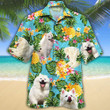 American Eskimo Dog Lovers Pineapple Hawaiian Shirt