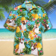 Miniature Bull Terrier Dog Lovers Pineapple Hawaiian Shirt
