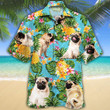Pug Dog Lovers Pineapple Hawaiian Shirt