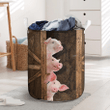 Pig Funny Sneaky Farm Lovers Laundry Basket