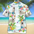 Great Pyrenees Dog Lovers Tropical Flower Hawaiian Shirt