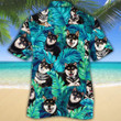 Shiba Inu Black Dog Lovers Hawaiian Shirt