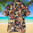 Staffordshire Bull Terrier Dog Lovers Green Plaid Pattern Hawaiian Shirt