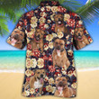 Staffordshire Bull Terrier Dog Lovers Red Plaid Pattern Hawaiian Shirt