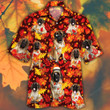 English Mastiff Dog Lovers Autumn Red Leaves Hawaiian Shirt