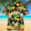 English Mastiff Dog Lovers Tropical Fruits Hawaiian Shirt