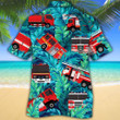 Firefighter Cars Hawaiian Shirt