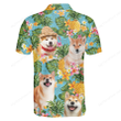 Shiba Inu Dog Lovers Pineapple Polo Shirt