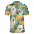 Samoyed Dog Lovers Pineapple Polo Shirt