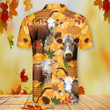 Hereford Cattle Lovers Autumn Orange Nature Polo Shirt