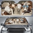 Hereford Cattle Lovers Funny Car Auto Sunshade 57" x 27.5"