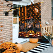 Rottweiler Dog Lovers Happy Halloween Garden And House Flag