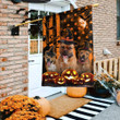 Staffordshire Bull Terrier Dog Lovers Happy Halloween Garden And House Flag