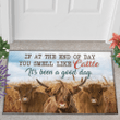 Highland Cattle Lovers Good Day Doormat