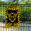 Farm Lovers Bull Bison Danger Keep Out Metal Sign