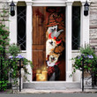 Shiba Inu Dog Lovers Freaky Halloween Door Cover