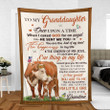 Grandma To Granddaughter Hereford Cattle Lovers Premium Blankets