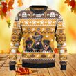 Rottweiler Dog Lovers Thanksgiving Gift Knitted Sweater